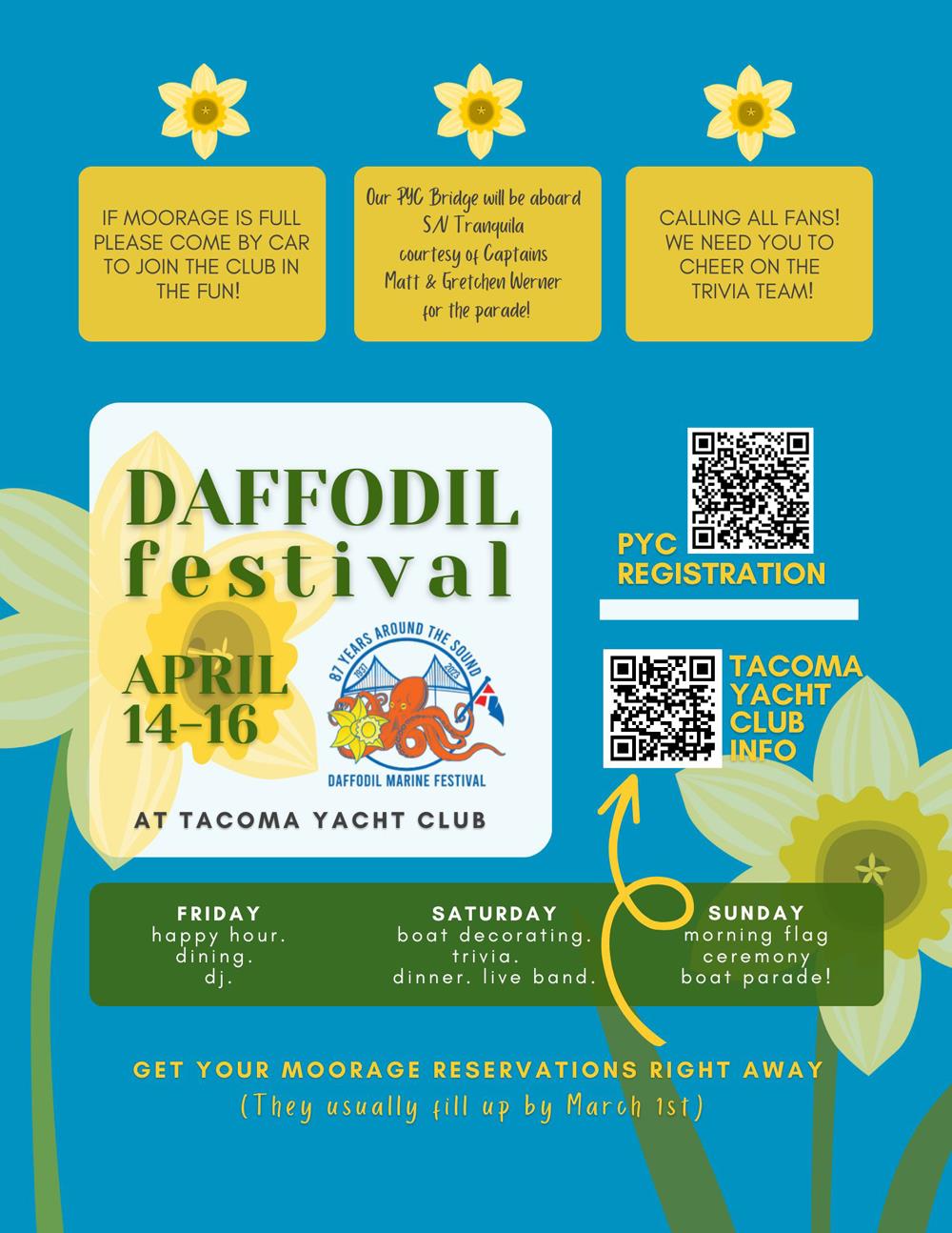 Daffodil Festival Apr 1416 Poulsbo Yacht Club